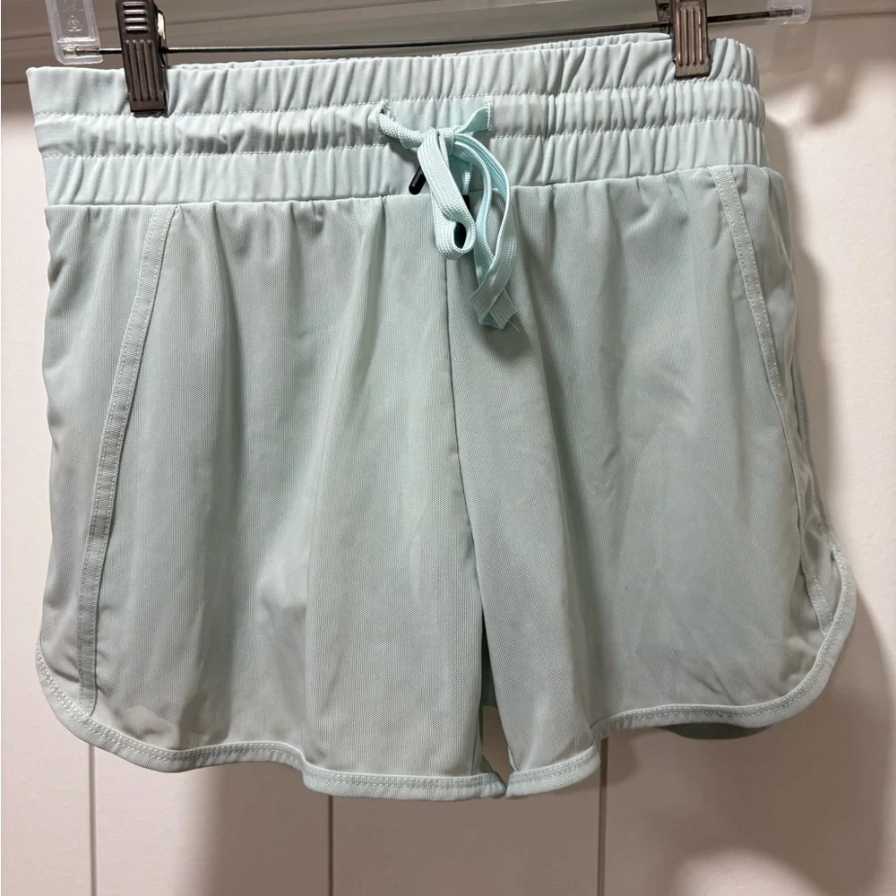 Zyia Active Women's Athletic Shorts Blue Size Small Lined Running Gym Workout